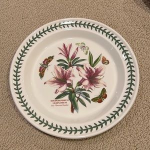Portmeirion Botanic Garden Dinner Plate, 10.5",
Lily Flowered Azalea